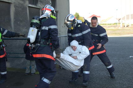 sortie de la victime